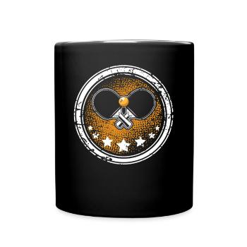 Ping-pong - Mug uni - noir - Devant