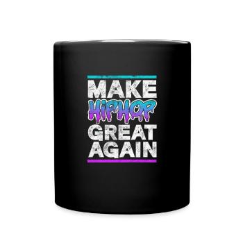 Hip-hop - Mug uni - noir - Devant