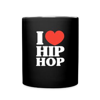 Hip Hop Rap Musik Rapper Hiphop Geschenk - Tasse einfarbig - Schwarz - Vorne