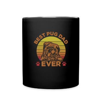 Carlin Chien Chien Ami Pet Pug Pug Pug Cadeau - Mug uni - noir - Devant