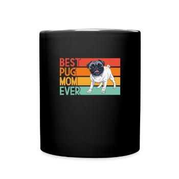 Carlin Chien Chien Ami Pet Pug Pug Pug Cadeau - Mug uni - noir - Devant