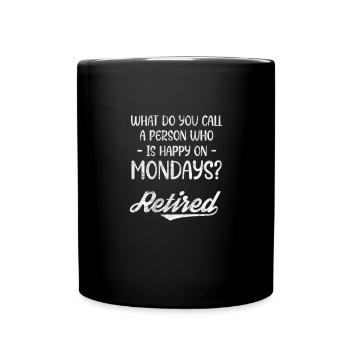 Retirement - Full Colour Mug - black - Front