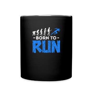 Running Runner Jogging Jogging Runner Cadeau - Mug uni - noir - Devant