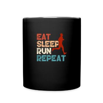 Run - Full Colour Mug - black - Front