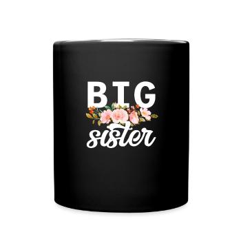 Grande sœur - Mug uni - noir - Devant