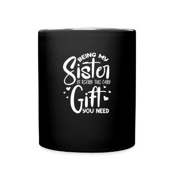 Sister - Full Colour Mug - black - Front