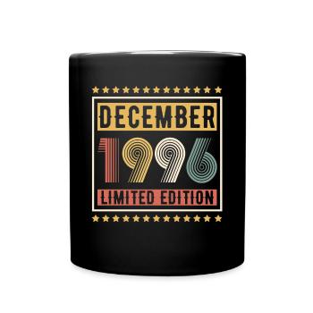 Millésime Décembre 1996 Edition Limitée Anniversaire - Mug uni - noir - Devant