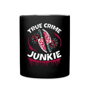 Accro au crime - Mug uni - noir - Devant