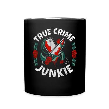 Accro au crime - Mug uni - noir - Devant