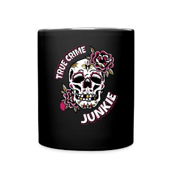 Accro au crime - Mug uni - noir - Devant
