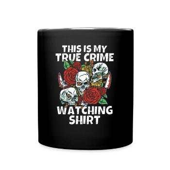 Accro au crime - Mug uni - noir - Devant