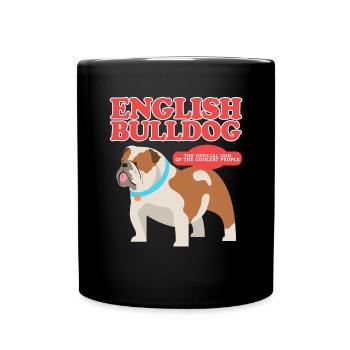Bouledogue anglais Cadeau Bulldog anglais - Mug uni - noir - Devant