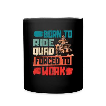 Quad Quad Riders - Nés du quad VTT - Mug uni - noir - Devant