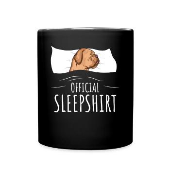 Dogue de Bordeaux Chemise de couchage pour chien - Mug uni - noir - Devant