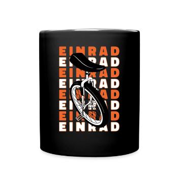 Unicycle Unicyclist Unicycle Unicycle - Full Colour Mug - black - Front