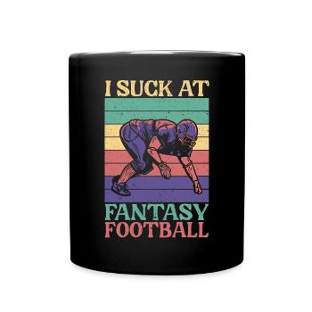 Je suce chez Fantasy Football Auto Draft Sport Lover - Mug uni - noir - Devant