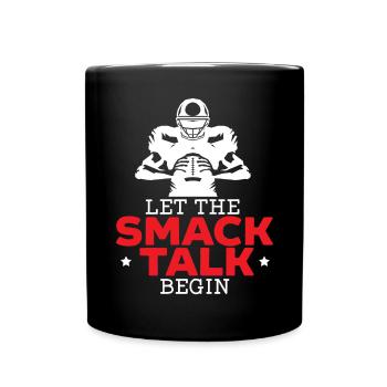 Laissez le Smack Talk commencer le sport de football Fantasy - Mug uni - noir - Devant
