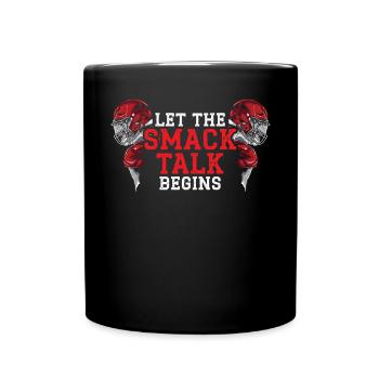 Laissez le Smack Talk commencer le sport de football Fantasy - Mug uni - noir - Devant