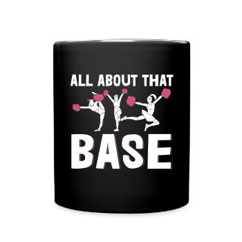 Cheerleader Über Diese Basis -Cheerleading - Tasse einfarbig - Schwarz - Vorne