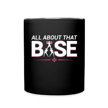 Cheerleader Über Diese Basis -Cheerleading - Tasse einfarbig - Schwarz - Vorne
