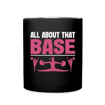 Cheerleader Über Diese Basis -Cheerleading - Tasse einfarbig - Schwarz - Vorne