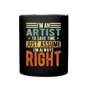Artist - Full Colour Mug - black - Front