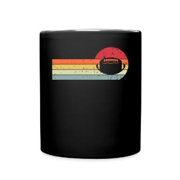 Football Retro Vintage - Full Colour Mug - black - Front