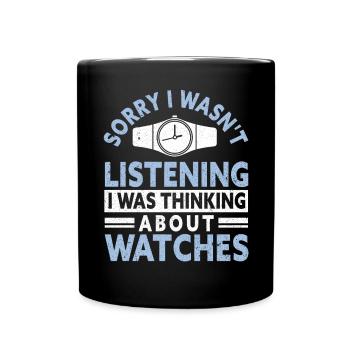 Watch Collector Watch Watchmaker - Full Colour Mug - black - Front