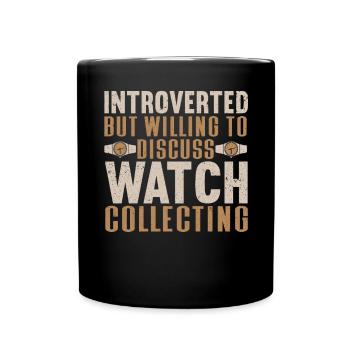 Watch Collector Watch Watchmaker - Full Colour Mug - black - Front
