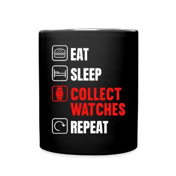 Watch Collector Watch Watchmaker - Full Colour Mug - black - Front