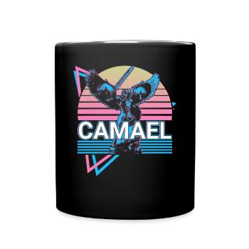 Camael Archangel Khamuel Retro - Full Colour Mug - black - Front