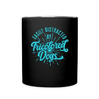 Treeing Walker Coonhound - Tasse einfarbig - Schwarz - Vorne