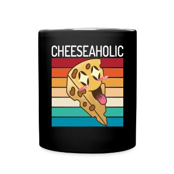 Snack Cheese Lover Cheese Gift - Mug uni - noir - Devant