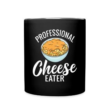 Snack Cheese Lover Cheese Gift - Mug uni - noir - Devant