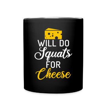 Snack Cheese Lover Cheese Gift - Mug uni - noir - Devant