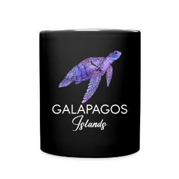 Parc national des tortues marines des îles Galápagos E - Mug uni - noir - Devant