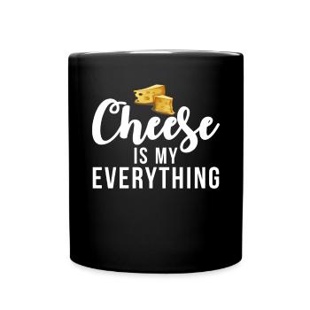 Snack Cheese Lover Cheese Gift - Mug uni - noir - Devant