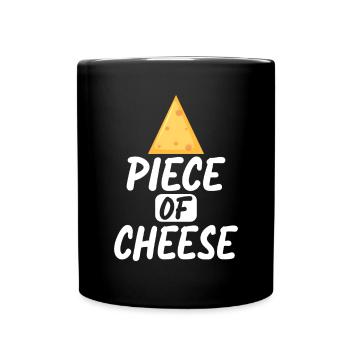 Snack Cheese Lover Cheese Gift - Full Colour Mug - black - Front