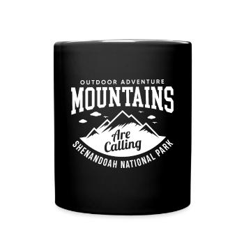 Mountains Shenandoah National Park Souvenir Virginia Wa - Full Colour Mug - black - Front