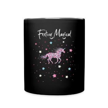 Unicorn Transgender Transsexual Transsexual - Full Colour Mug - black - Front