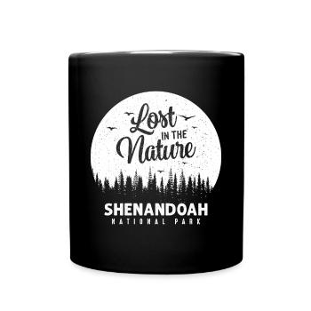 Shenandoah National Park Nature Souvenir Virginia B - Full Colour Mug - black - Front