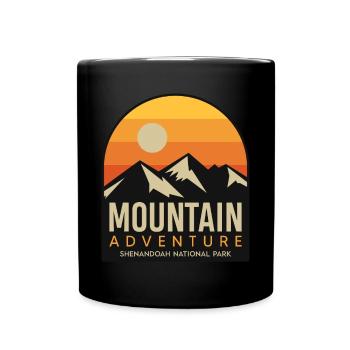 Naturwanderung Shenandoah-Nationalpark Souvenir Vi - Tasse einfarbig - Schwarz - Vorne
