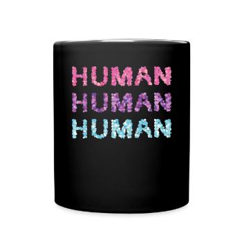Bisexualité Bisexuelle Flag Bi Homo Gay - Mug uni - noir - Devant