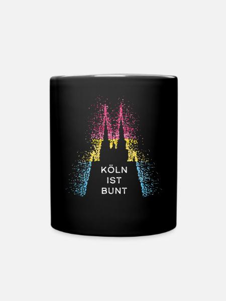 Kölner Dom Köln Colonia Pansexuelle Pansexuell - Tasse einfarbig - Schwarz