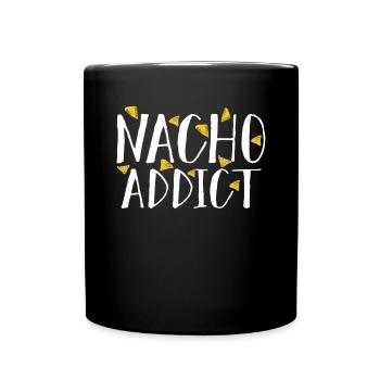 Nacho Lover Nacho Gift Mexican Food - Full Colour Mug - black - Front