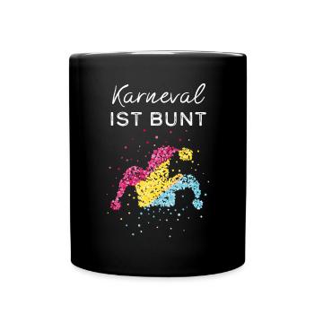 Carnaval Carnaval Confettis Pansexuel Pansexuel - Mug uni - noir - Devant