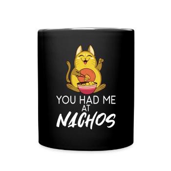 Nacho Lover Nacho Gift Mexican Food - Full Colour Mug - black - Front