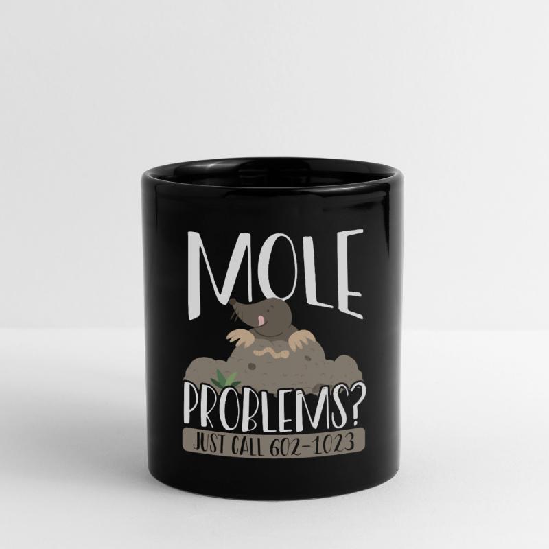 Mole Problems Just Call Full Colour Mug