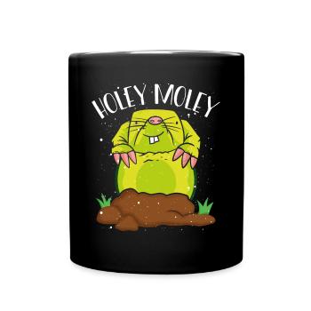 Holey Mole - Full Colour Mug - black - Front