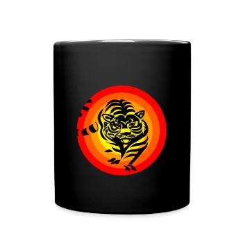 Tiger - Full Colour Mug - black - Front